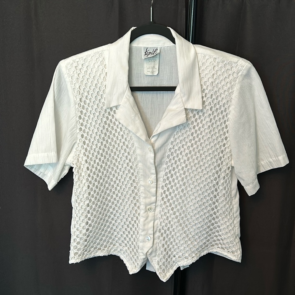 Excellent vintage shirt short sleeve button down